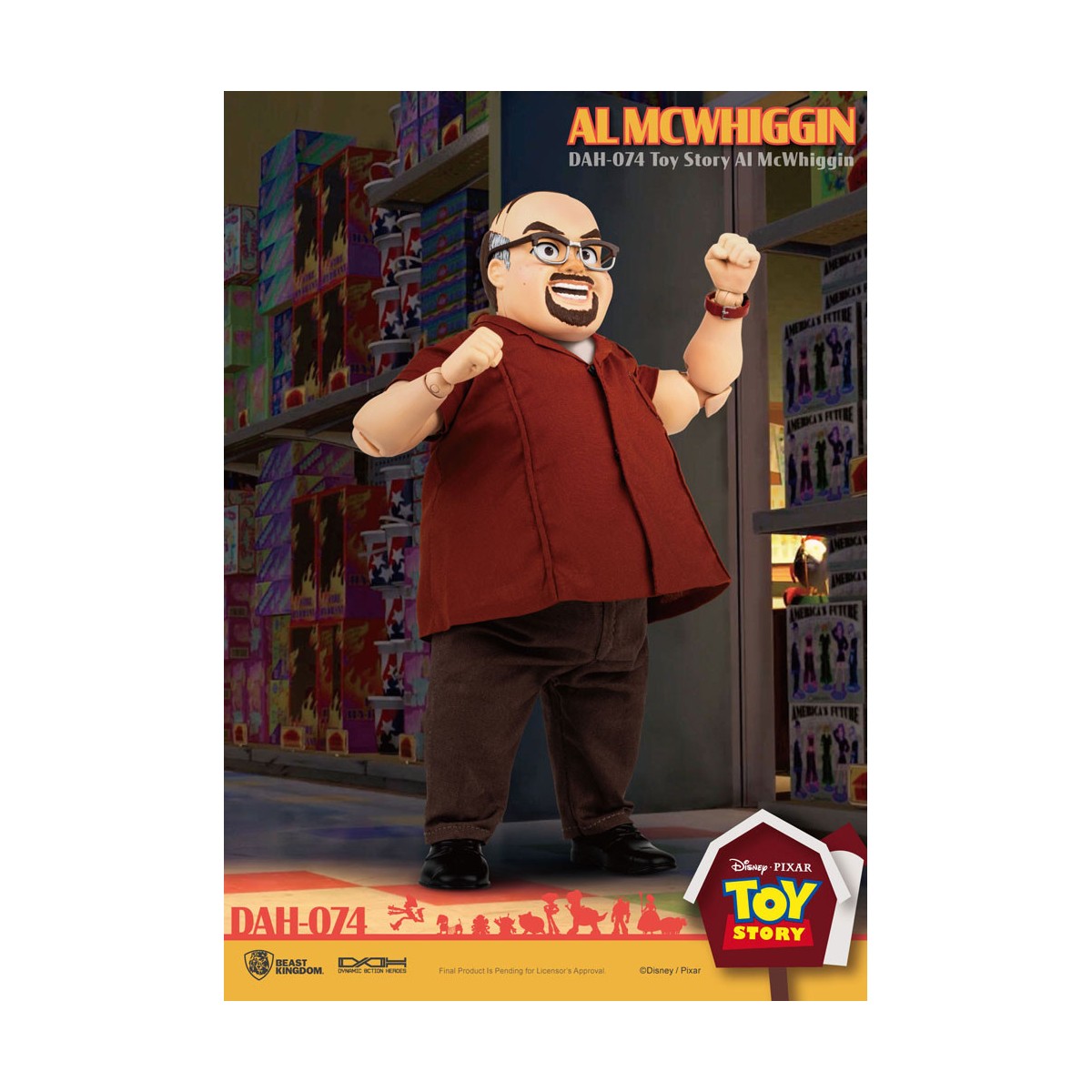 Beast Kingdom - Toy Story 2 Al Mcwhiggn - figura de acción Dynamic Action Heroes 1/9