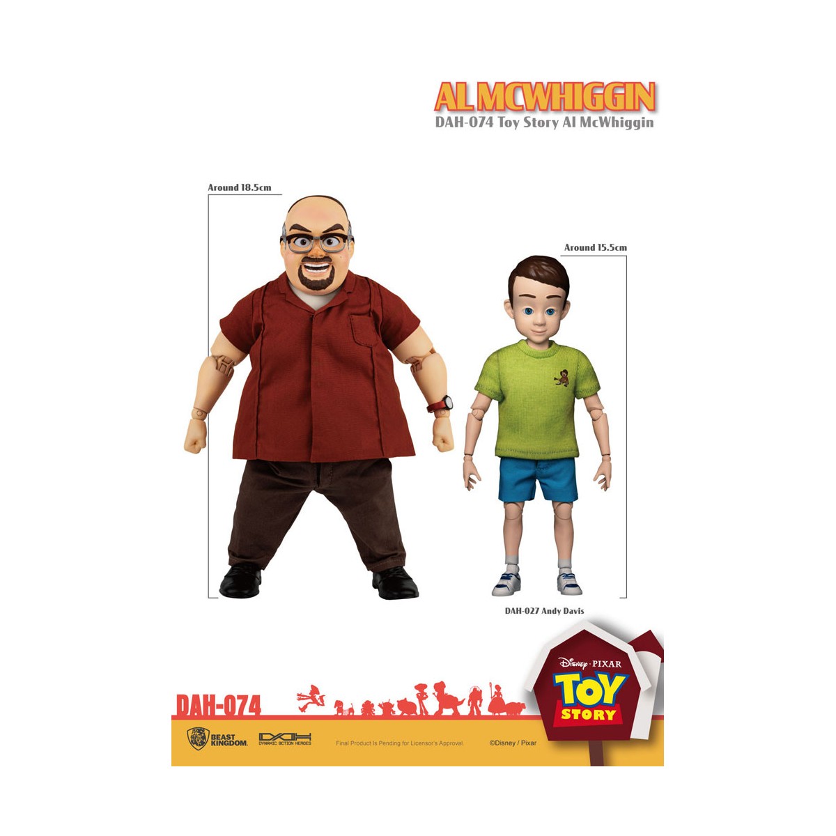 Beast Kingdom - Toy Story 2 Al Mcwhiggn - figura de acción Dynamic Action Heroes 1/9