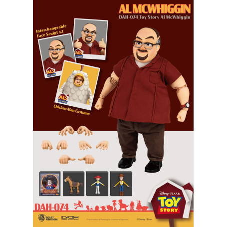 Beast Kingdom - Toy Story 2 Al Mcwhiggn - figura de acción Dynamic Action Heroes 1/9