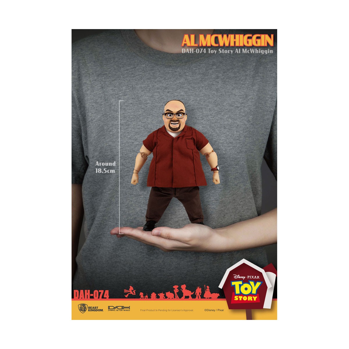 Beast Kingdom - Toy Story 2 Al Mcwhiggn - figura de acción Dynamic Action Heroes 1/9