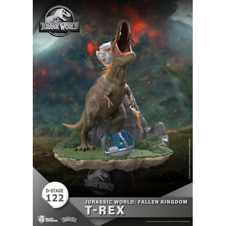 Beast Kingdom Jurassic World: Falling Kingdom diorama - T-REX - PVC D-Stage Iconic Movie Scene