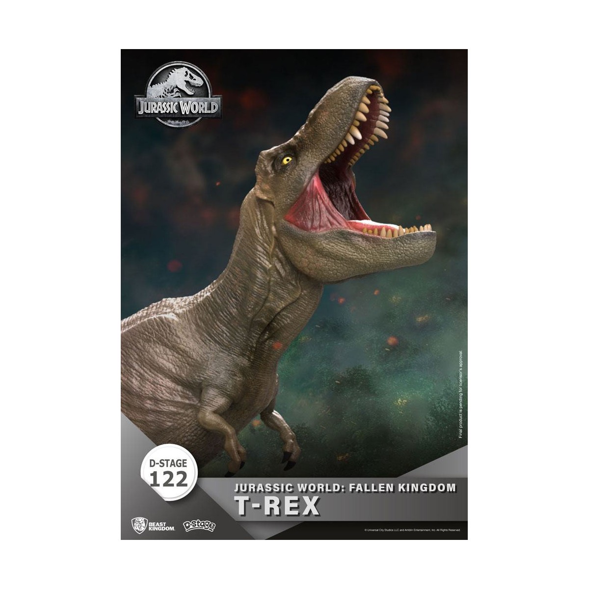 Beast Kingdom Jurassic World: Falling Kingdom diorama - T-REX - PVC D-Stage Iconic Movie Scene