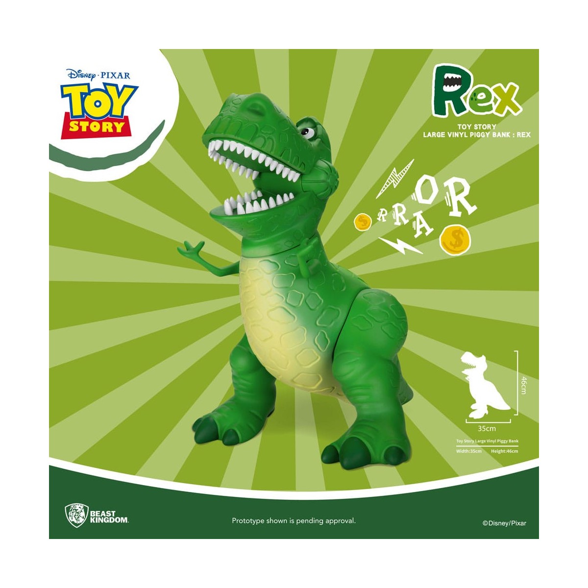 Beast Kingdom Toy Story hucha gigante - Rex