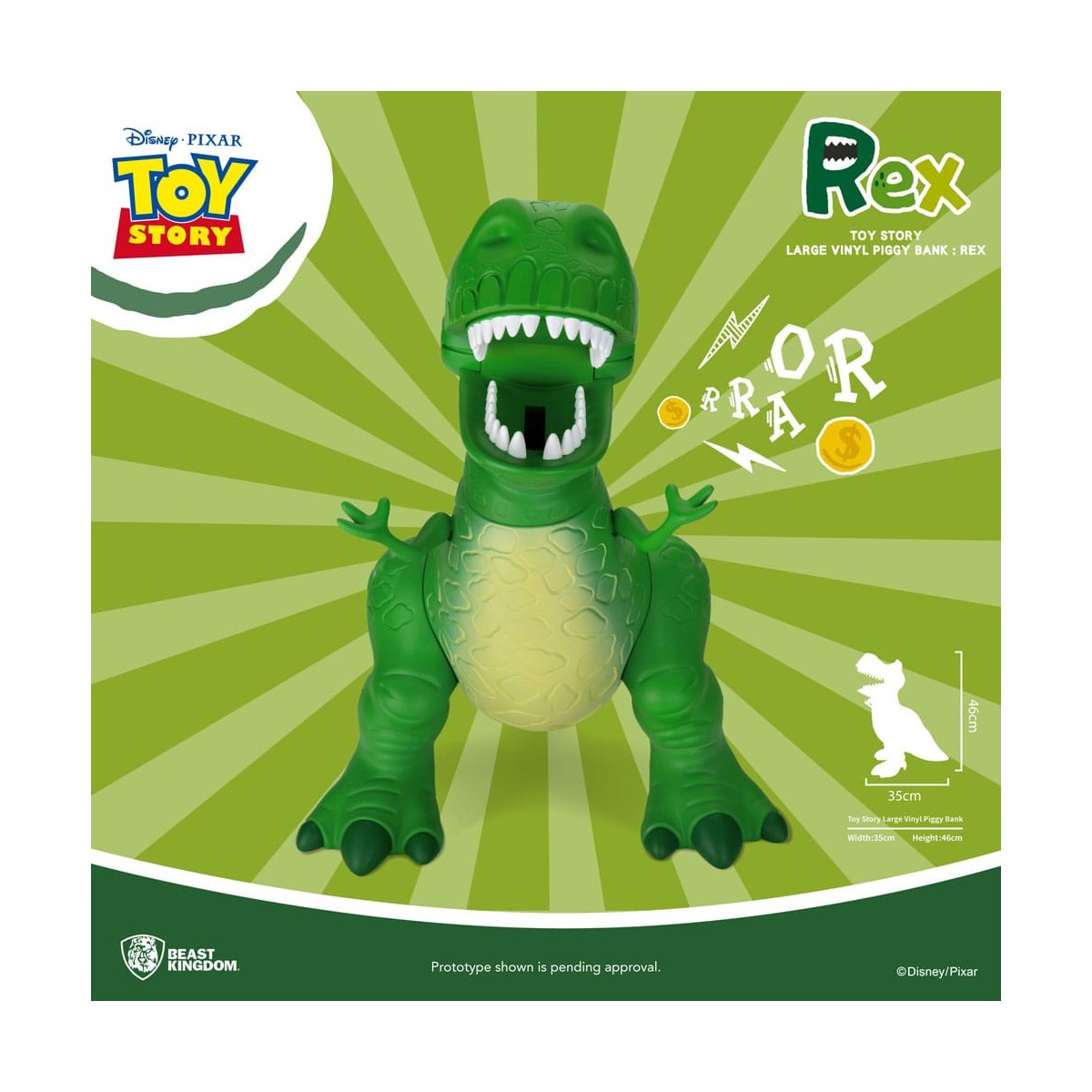 Beast Kingdom Toy Story hucha gigante - Rex
