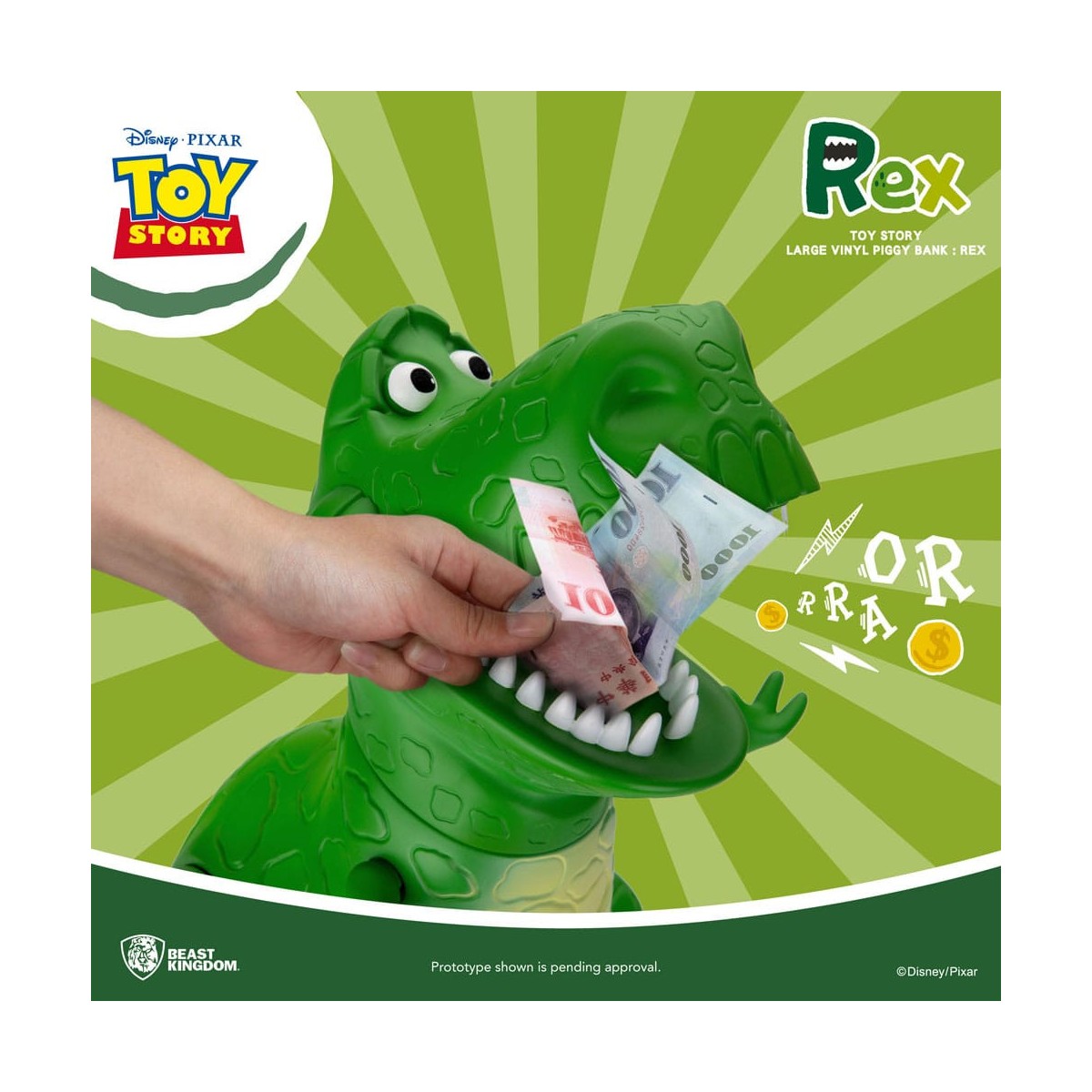 Beast Kingdom Toy Story hucha gigante - Rex