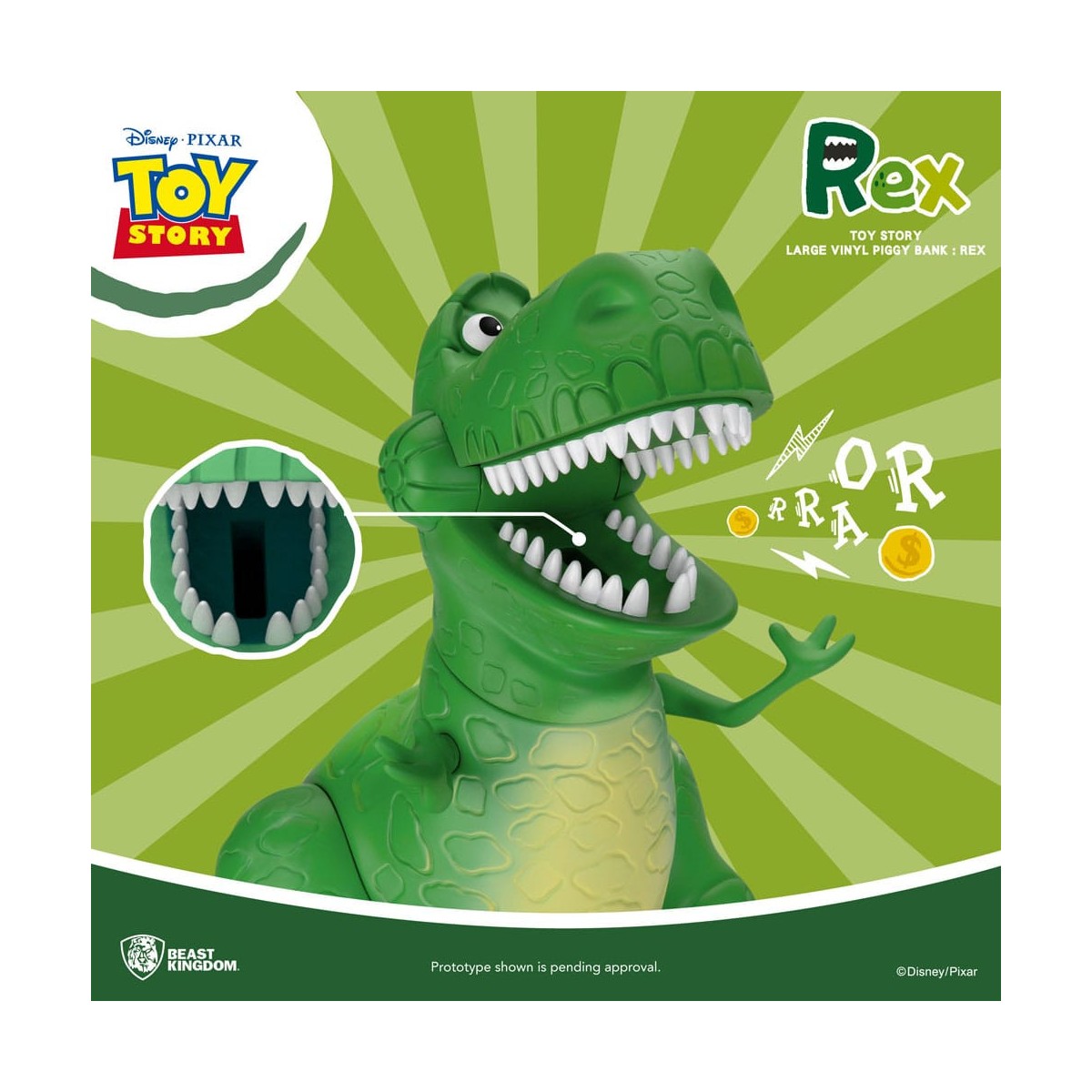 Beast Kingdom Toy Story hucha gigante - Rex