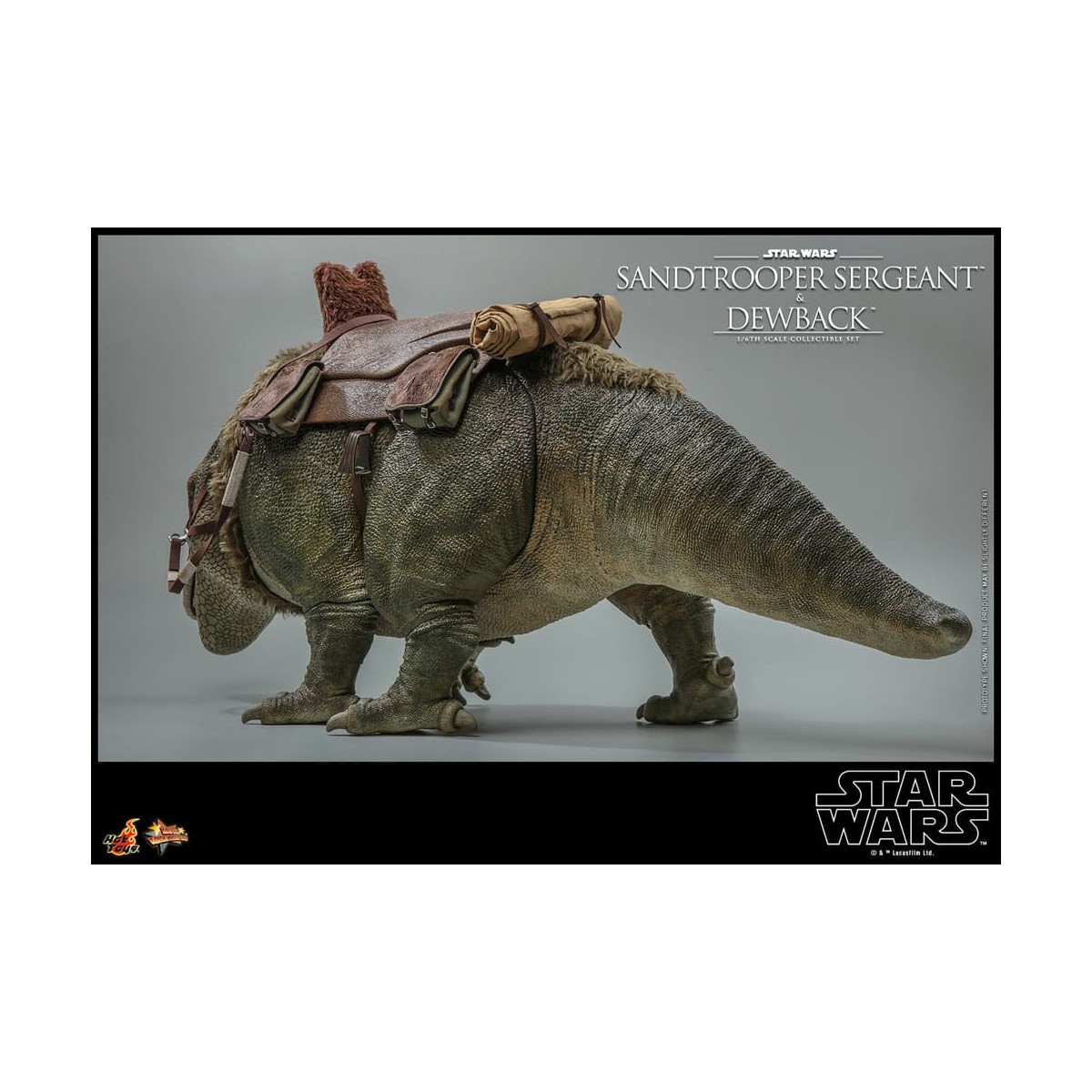 Hot Toys Star Wars - Pack 2 figuras 1/6 Sandtrooper Sargento y Dewback - Episodio IV